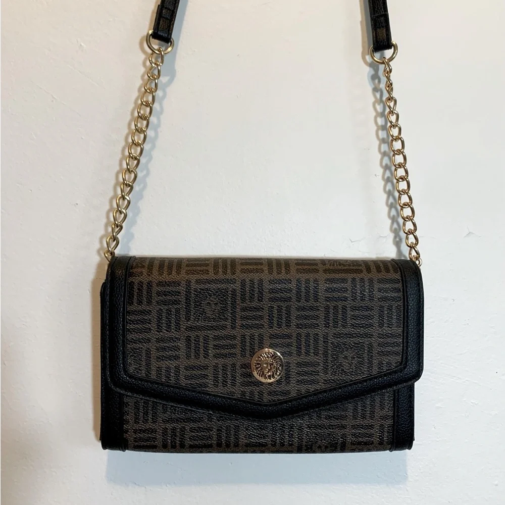 Anne Klein Signature Wallet Crossbody Bag